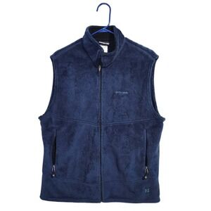 VINTAGE PATAGONIA Men's Retro Fleece Vest 11005 Made in USA Navy Blue L